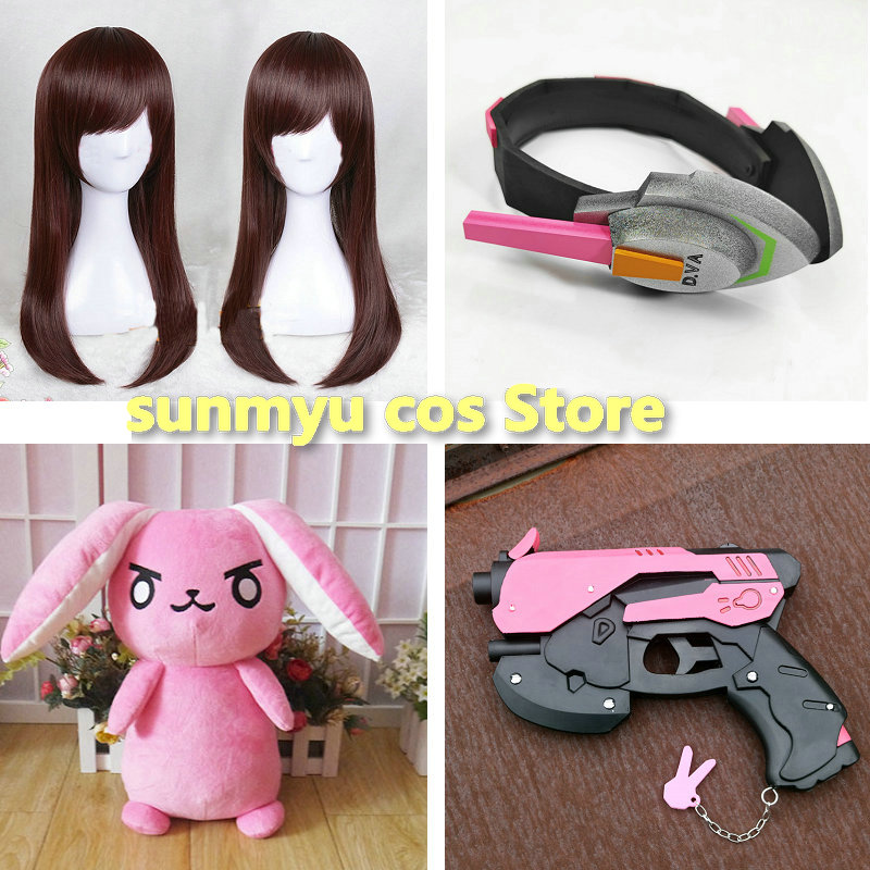 Dva Cosplay Prop - D.VA Cosplay Props Hoofddeksels Wapenprop Konijn