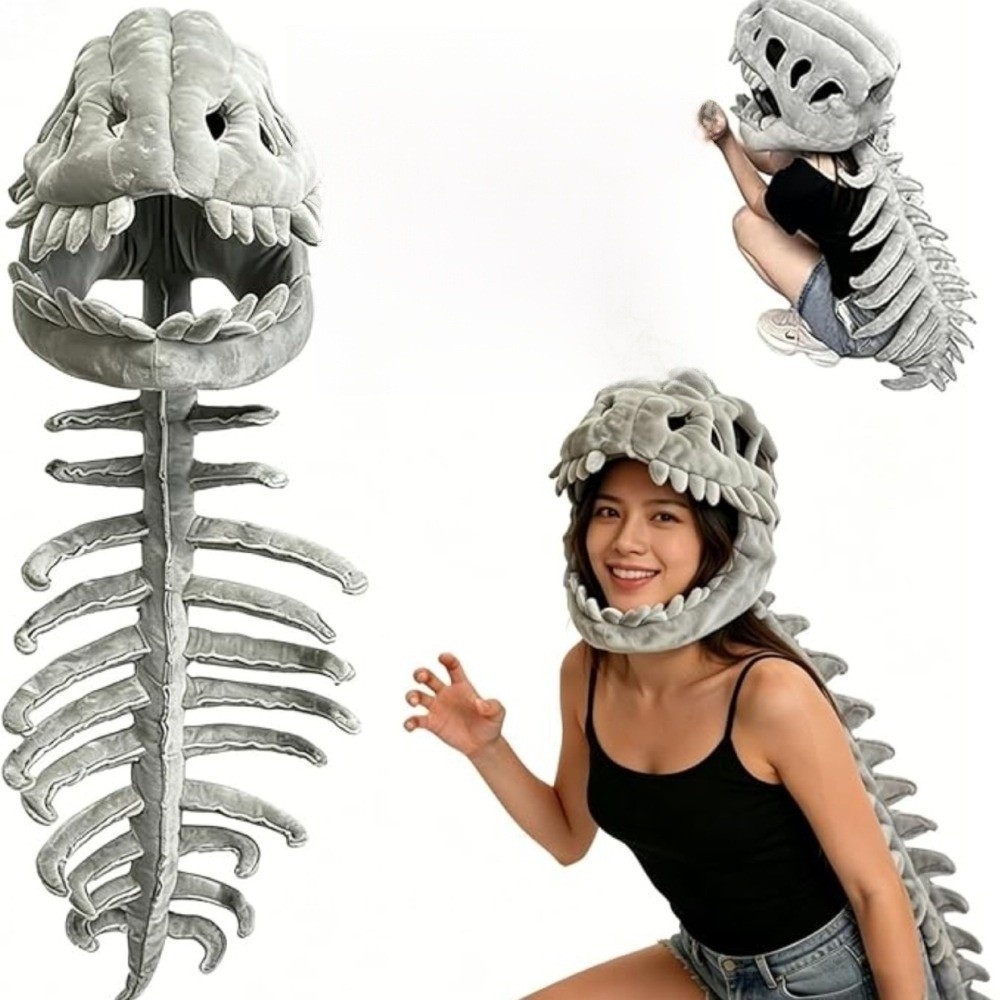 Cosplay Prop Patterns - Halloween Cosplay Kostuum Dinosaurus Skelet Kostuum