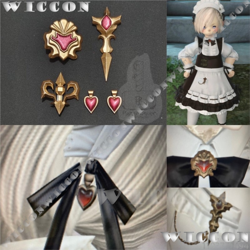 Cosplay Prop 3D Print Settings - Klassieke Maid Uniform Accessoires Set Game