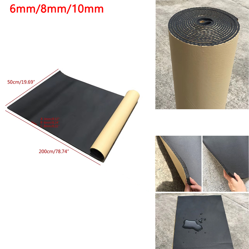 Eva Foam Sheet - 1 Rol 200cmx50cm 6mm/8mm/10mm Zelfklevende Gesloten