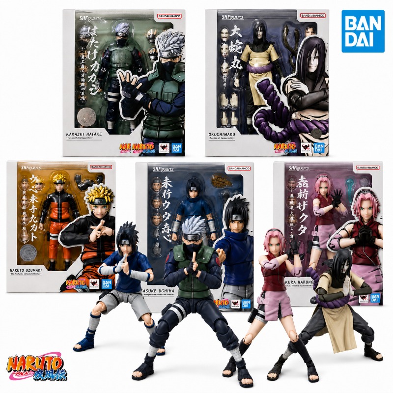 Bandai Tamashii Nations S.H.Figuarts - Bandai Echte SHF Naruto Uzumaki Sasuke