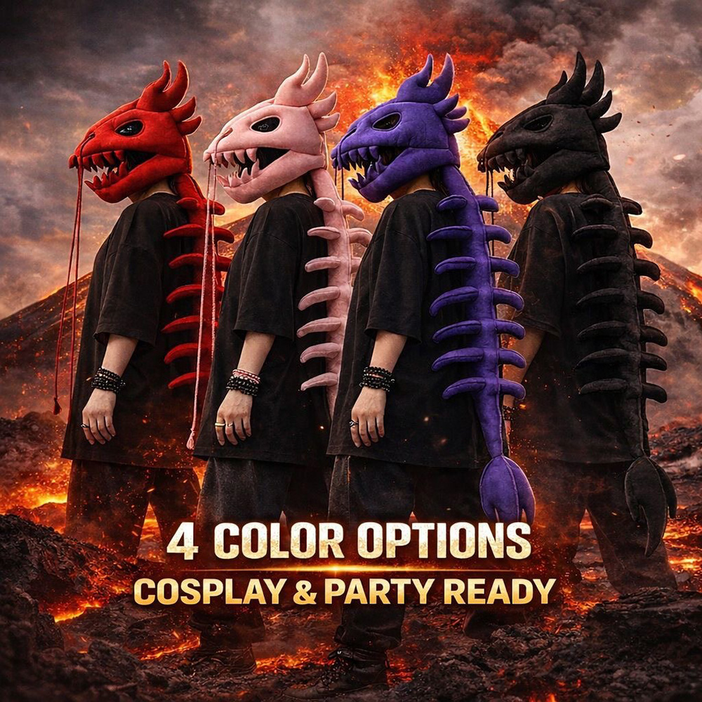 Dinosaurus Skelet Pluche Hoofd - Cosplay Prop Patterns recensie en prijs