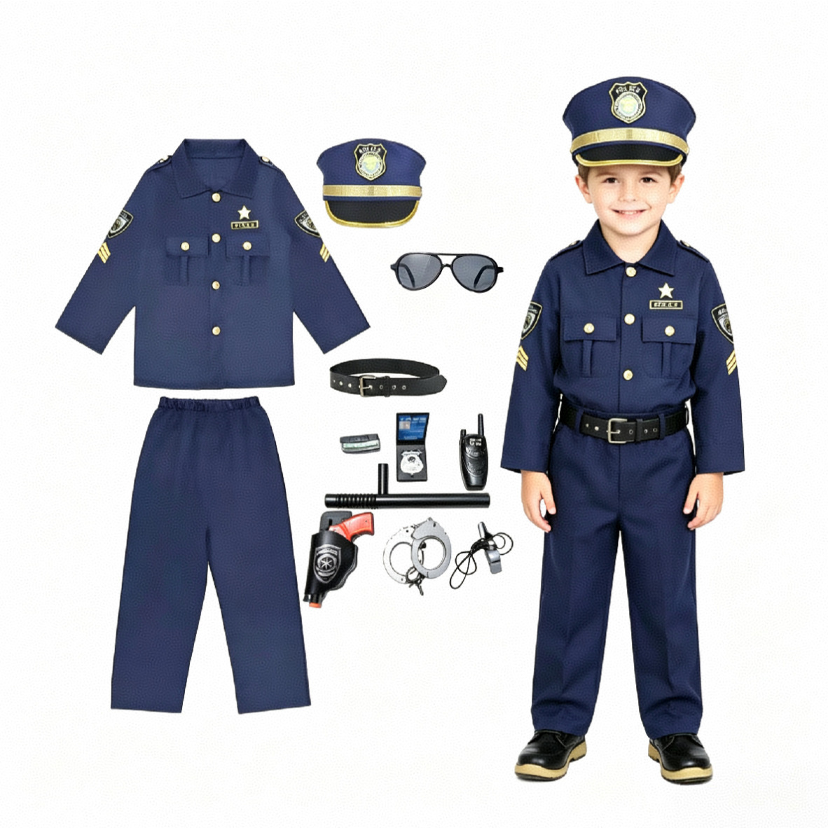 Kinderen Politieagent Cosplay  - Cosplay Prop Kit recensie en prijs
