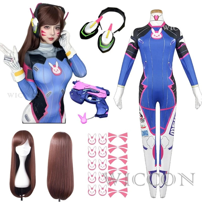 2025-11 Anime Vrouw Jumpsuit P - Dva Cosplay Prop recensie en prijs